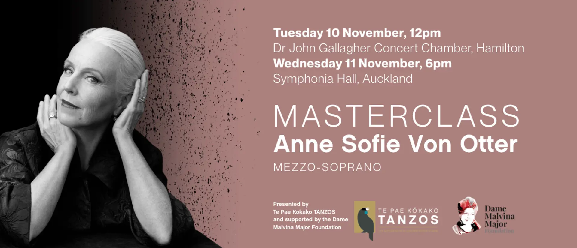 Anne Sofie Von Otter x TANZOS Masterclass 