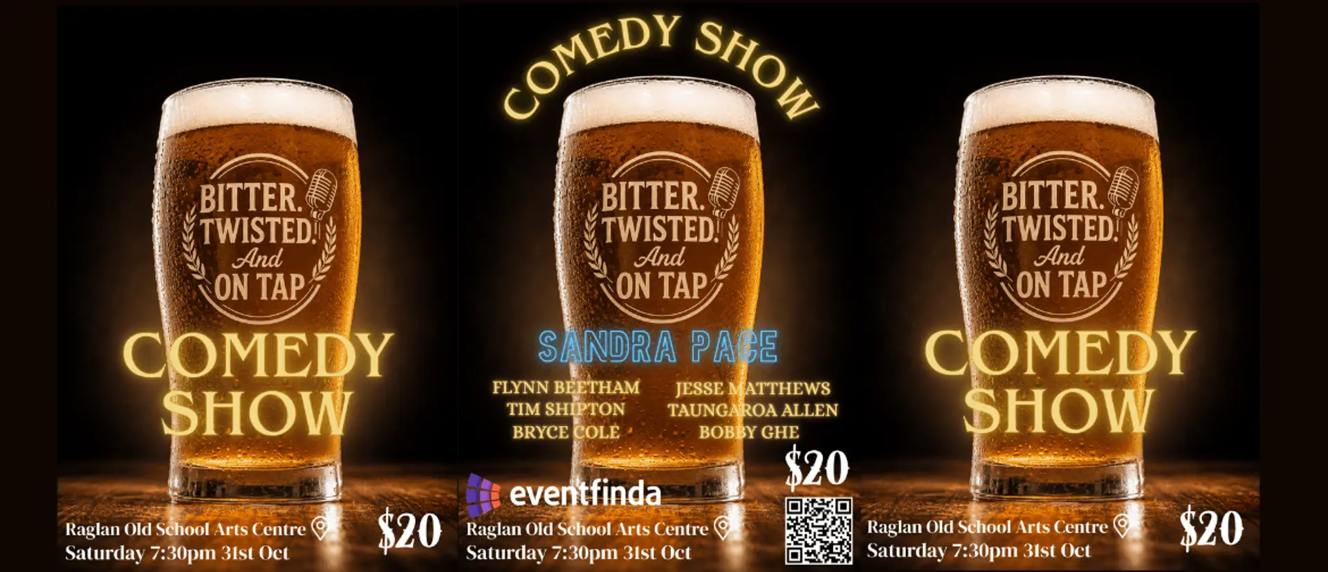 Raglan Comedy Showcase Bitter Twisted & On Tap