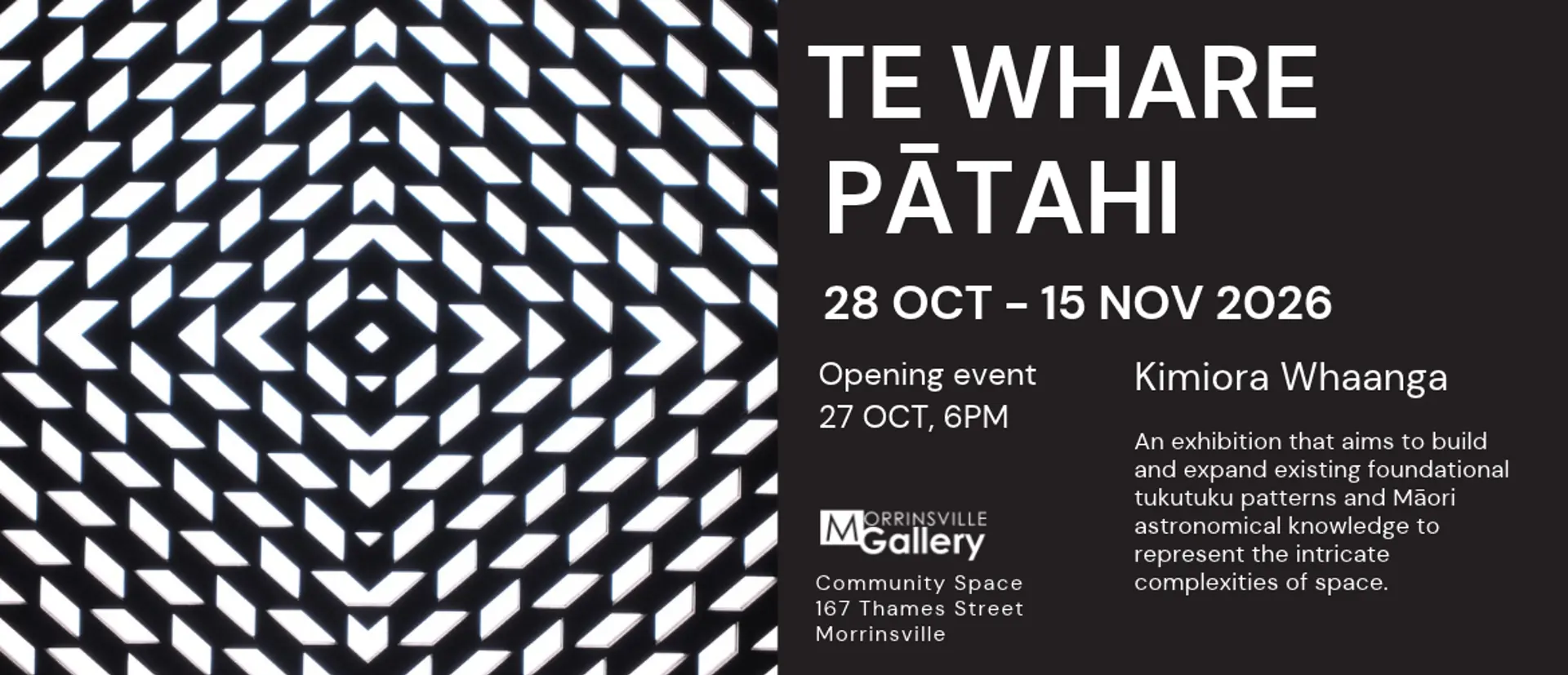 Te Whare Pātahi Exhibition by Kimiora Whaanga