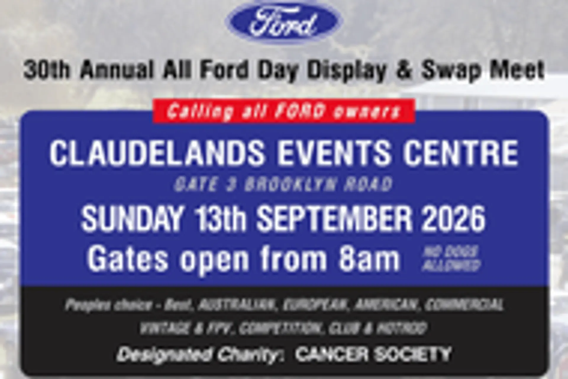 30th Annual All Ford Day Display & Swap Meet