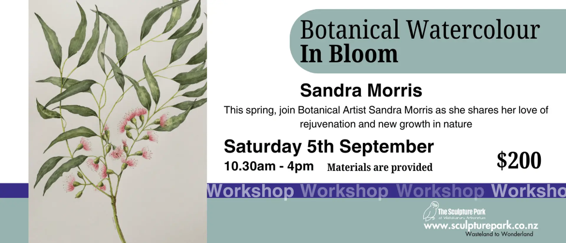 Botanical Watercolour in Bloom Workshop