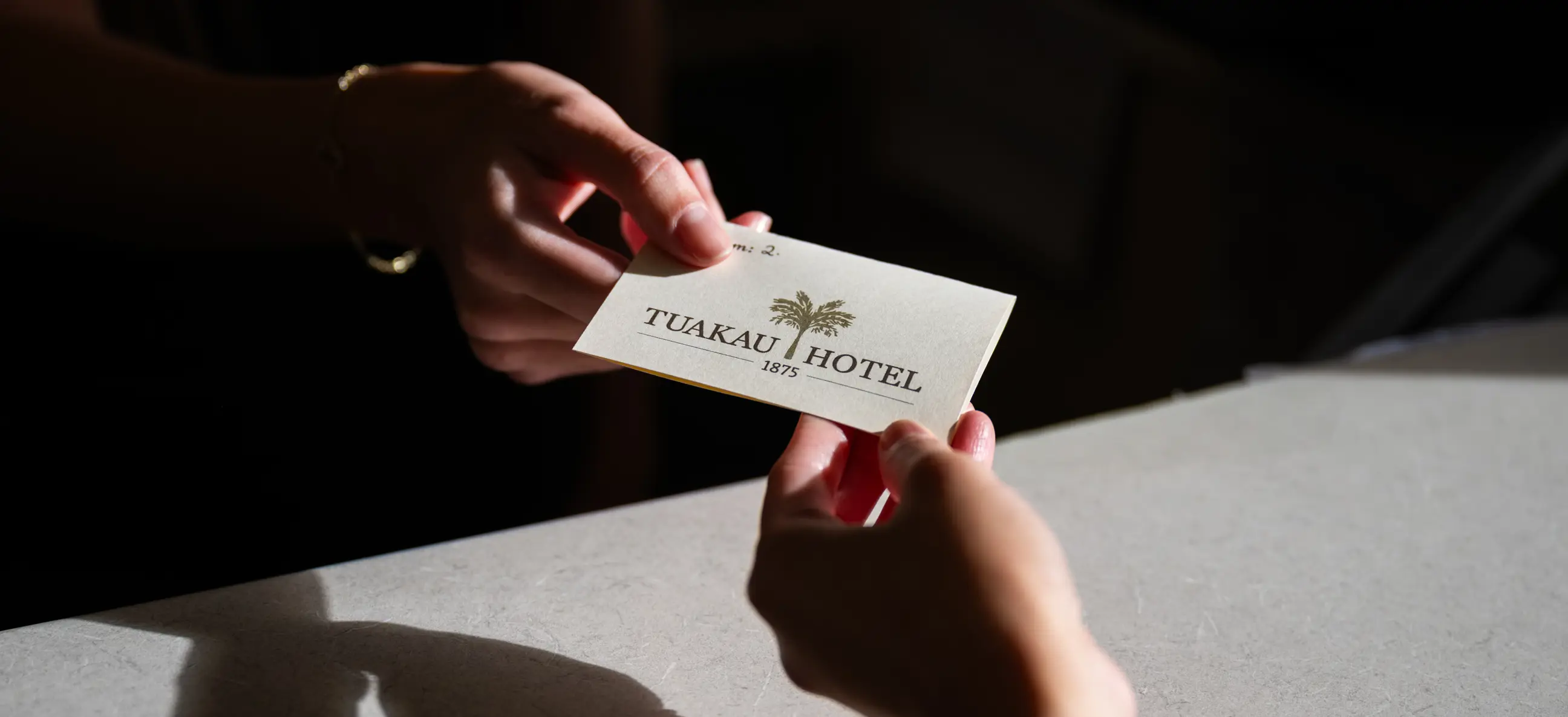 Check in at Tuakau Hotel