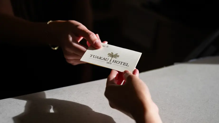 Check in at Tuakau Hotel