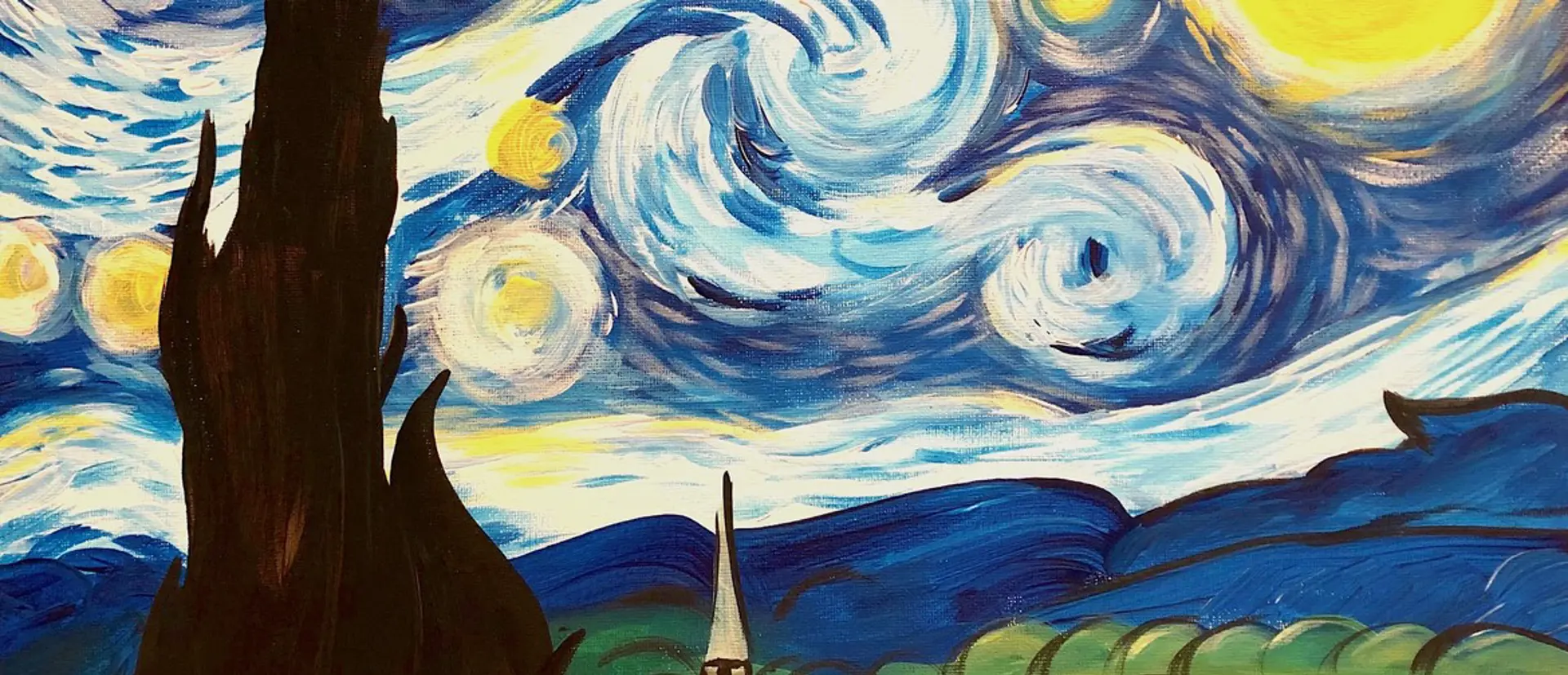 Paint and Wine Night - A Starry Night