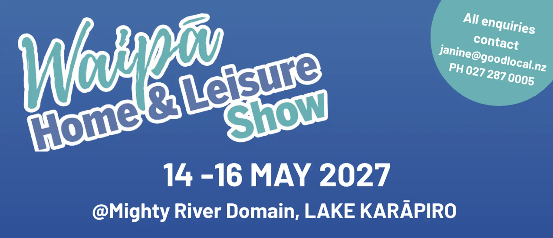 Home & Leisure Show 2027