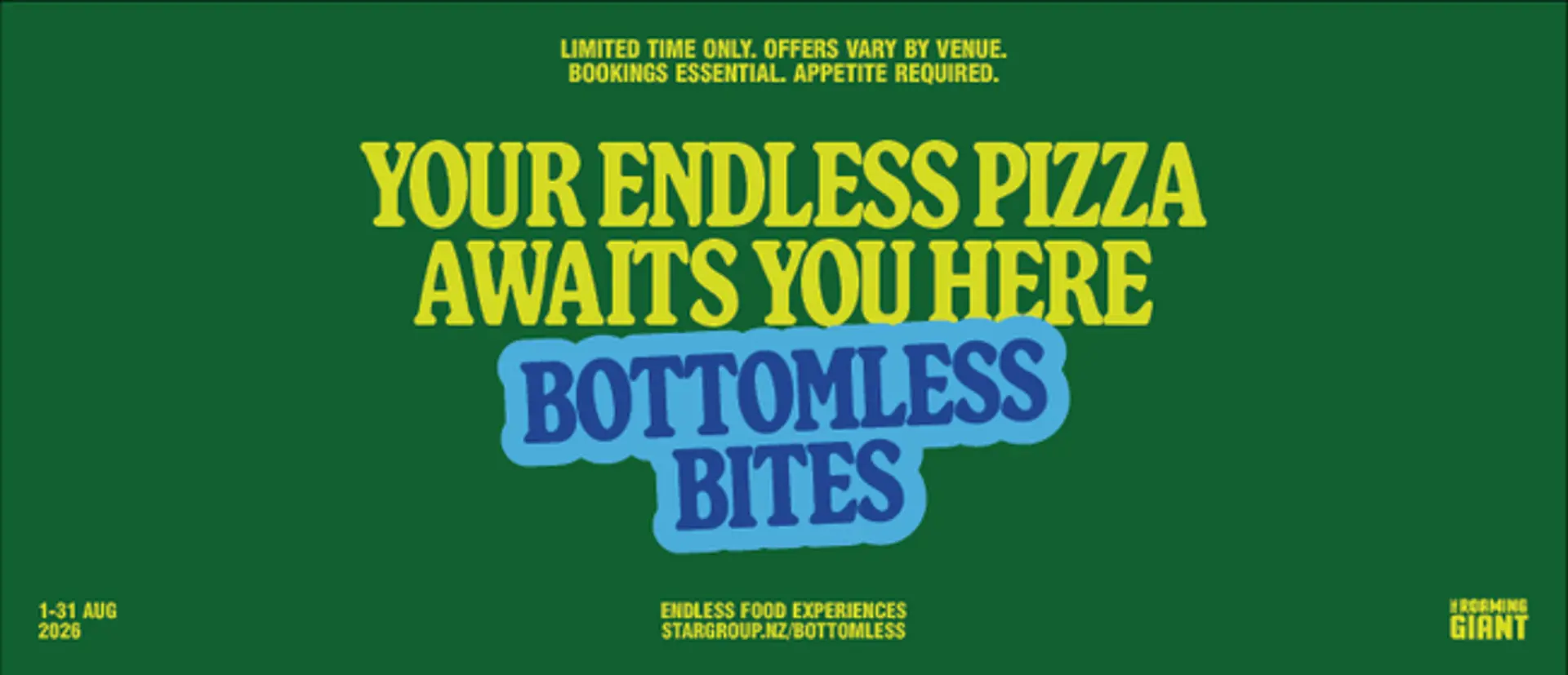 Bottomless Bites - Pizza