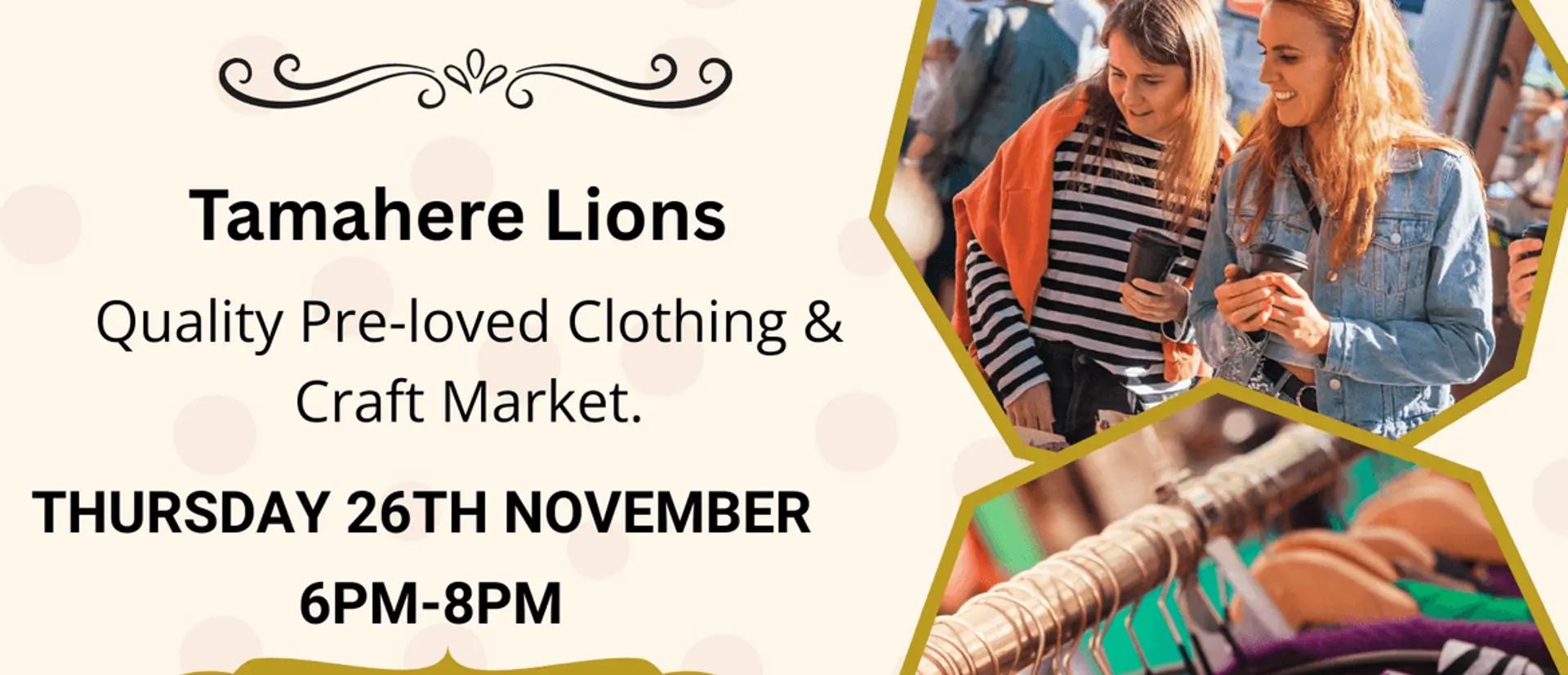 Pre-Loved Clothing, Vintage and Craft Market