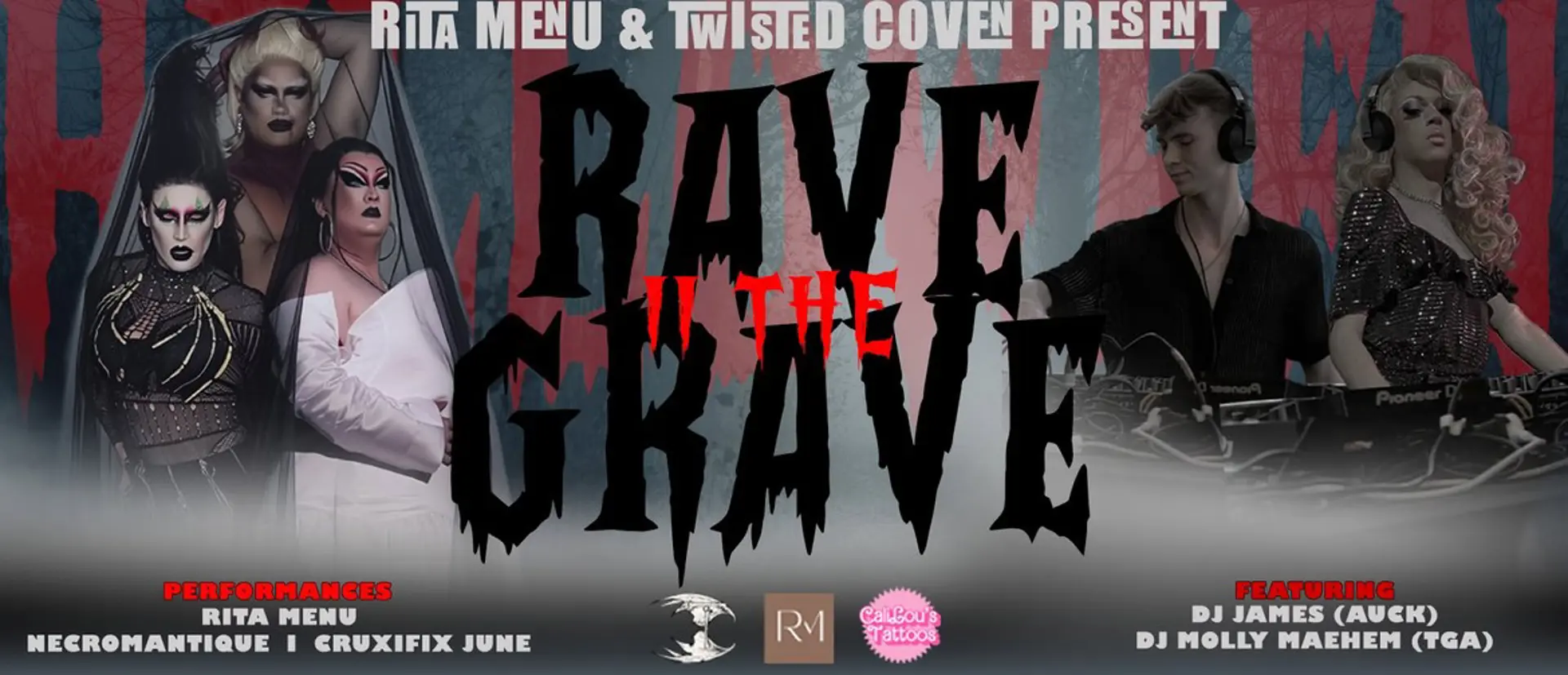 Rita Menu & Twisted Coven Present: Rave II The Grave Halloween Party