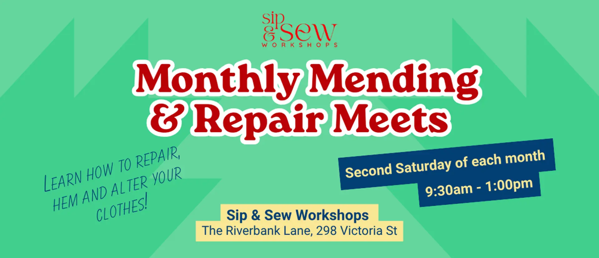 Monthly Mending & Repair Meet